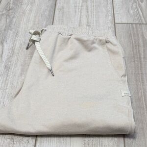 Vuori Beige Jogger Pants with Drawstring